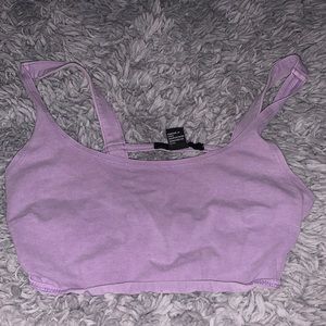 Purple croptop